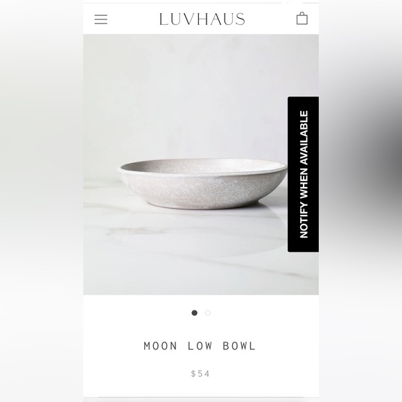 Luvhaus Ceramics Low Bows (Set of two) - Picture 8 of 8